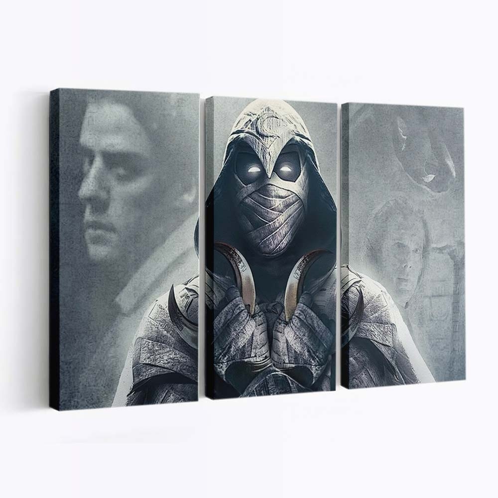 Embrace The Chaos Moon Knight Leinwandbild - Wanddeko