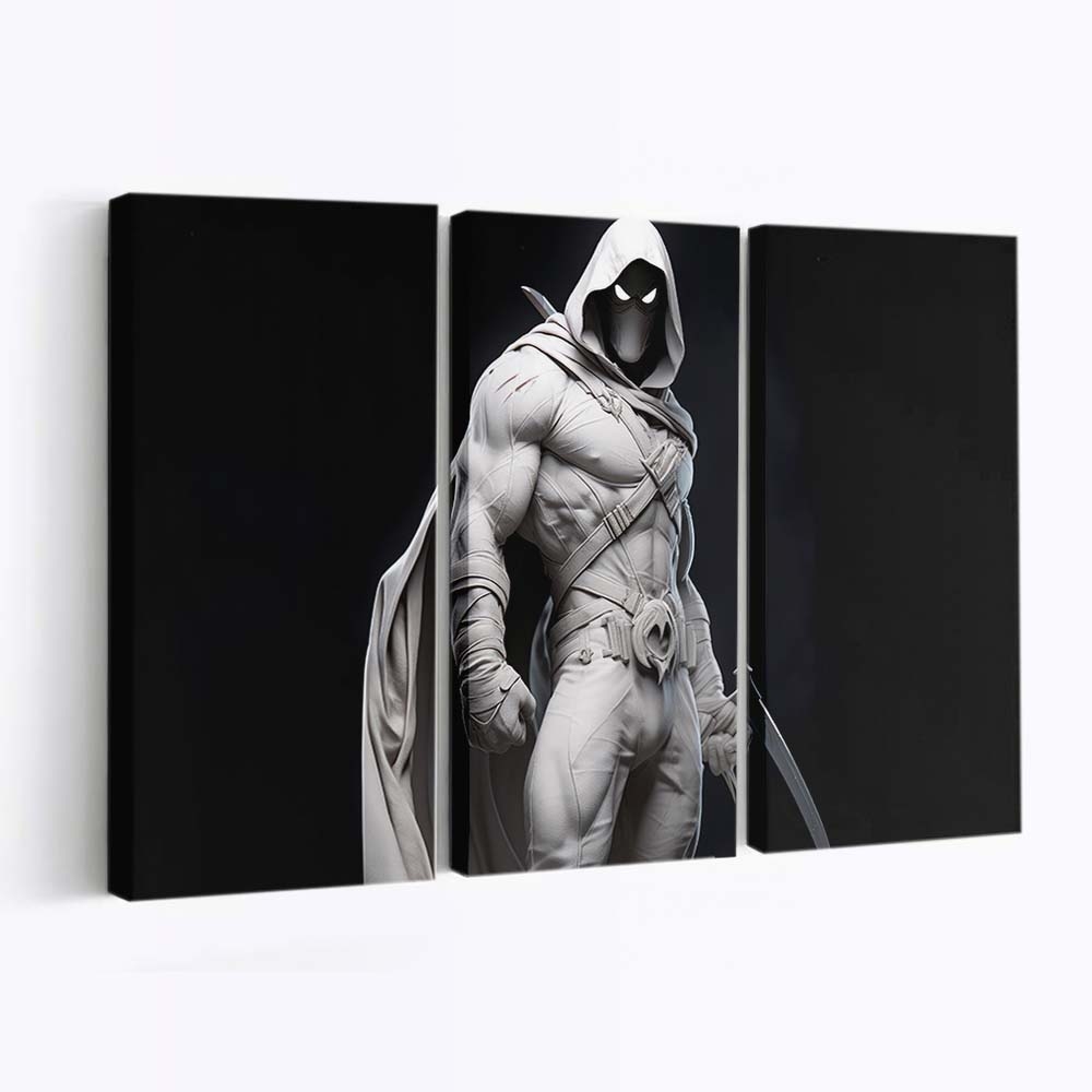 Embracing The Moons Shadows Moon Knight Rises Leinwandbild - Wanddeko
