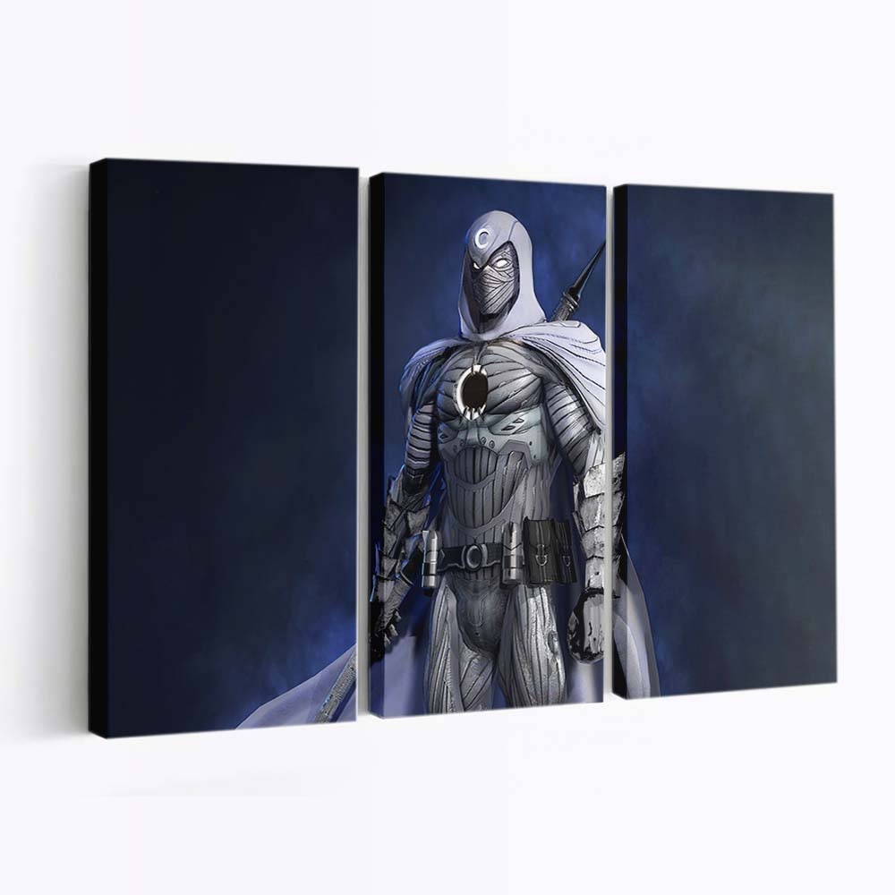 Marvel Moon Knight 3D-Fan-Art Leinwandbild - Wanddeko