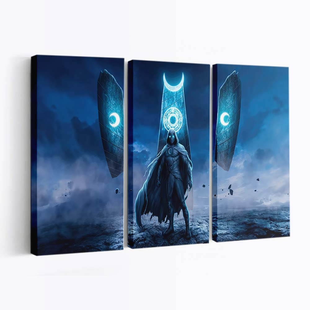 Midnight Avenger Moon Knight Leinwandbild - Wanddeko