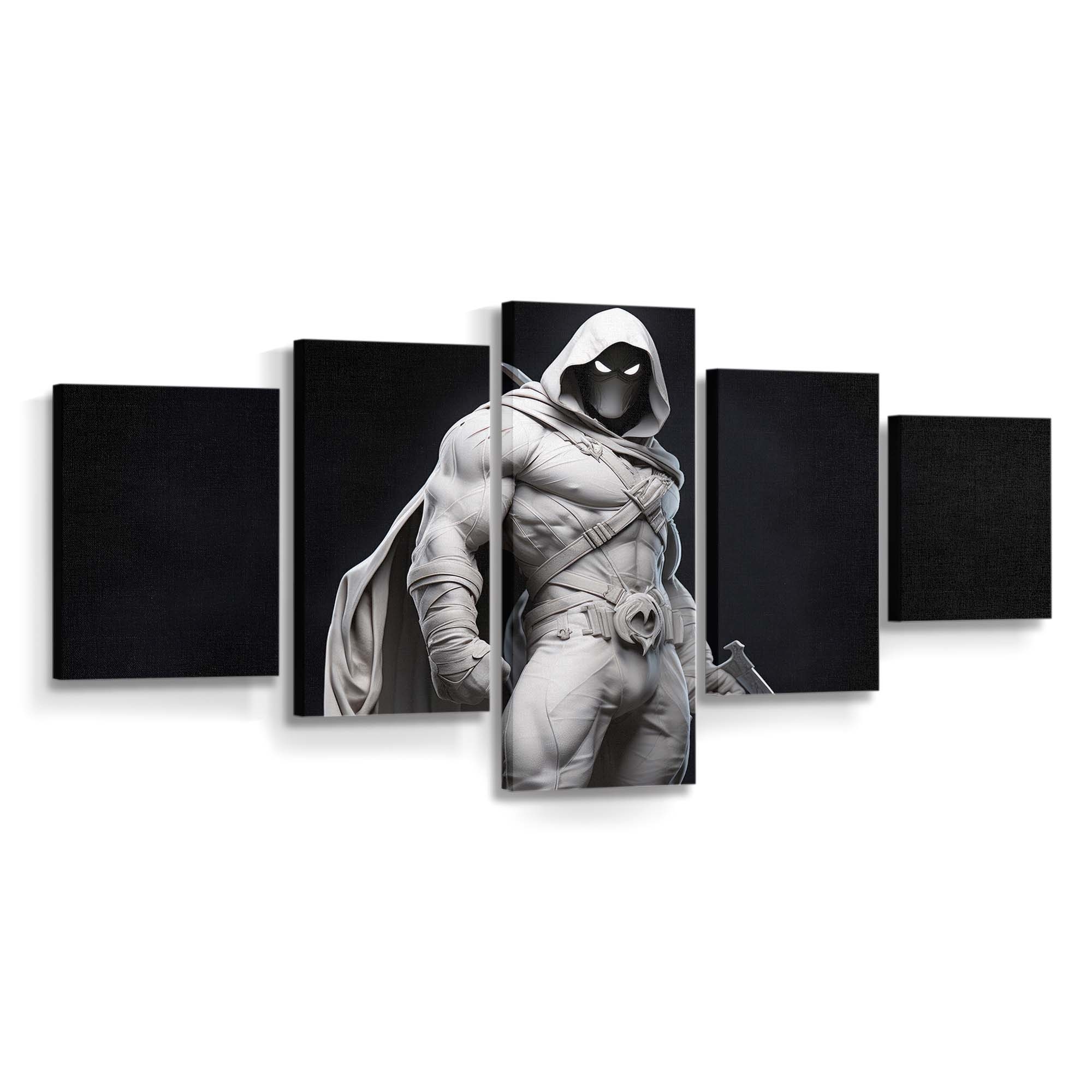 Embracing The Moons Shadows Moon Knight Rises Leinwandbild - Wanddeko