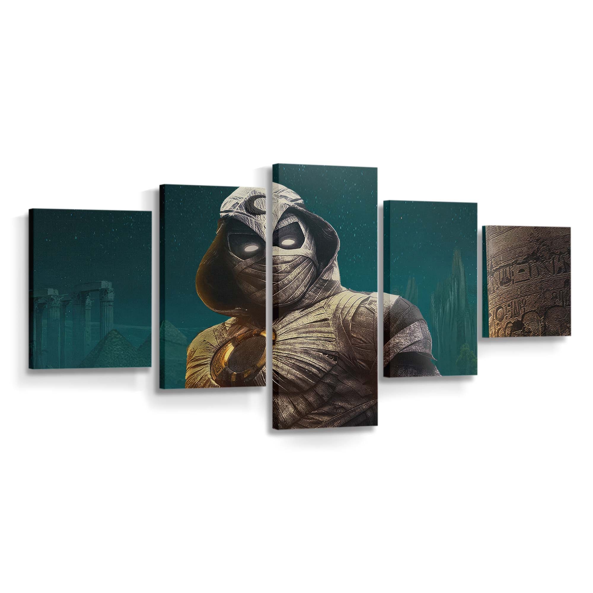 Marvel Dark Knight erhebt sich Leinwandbild - Wanddeko