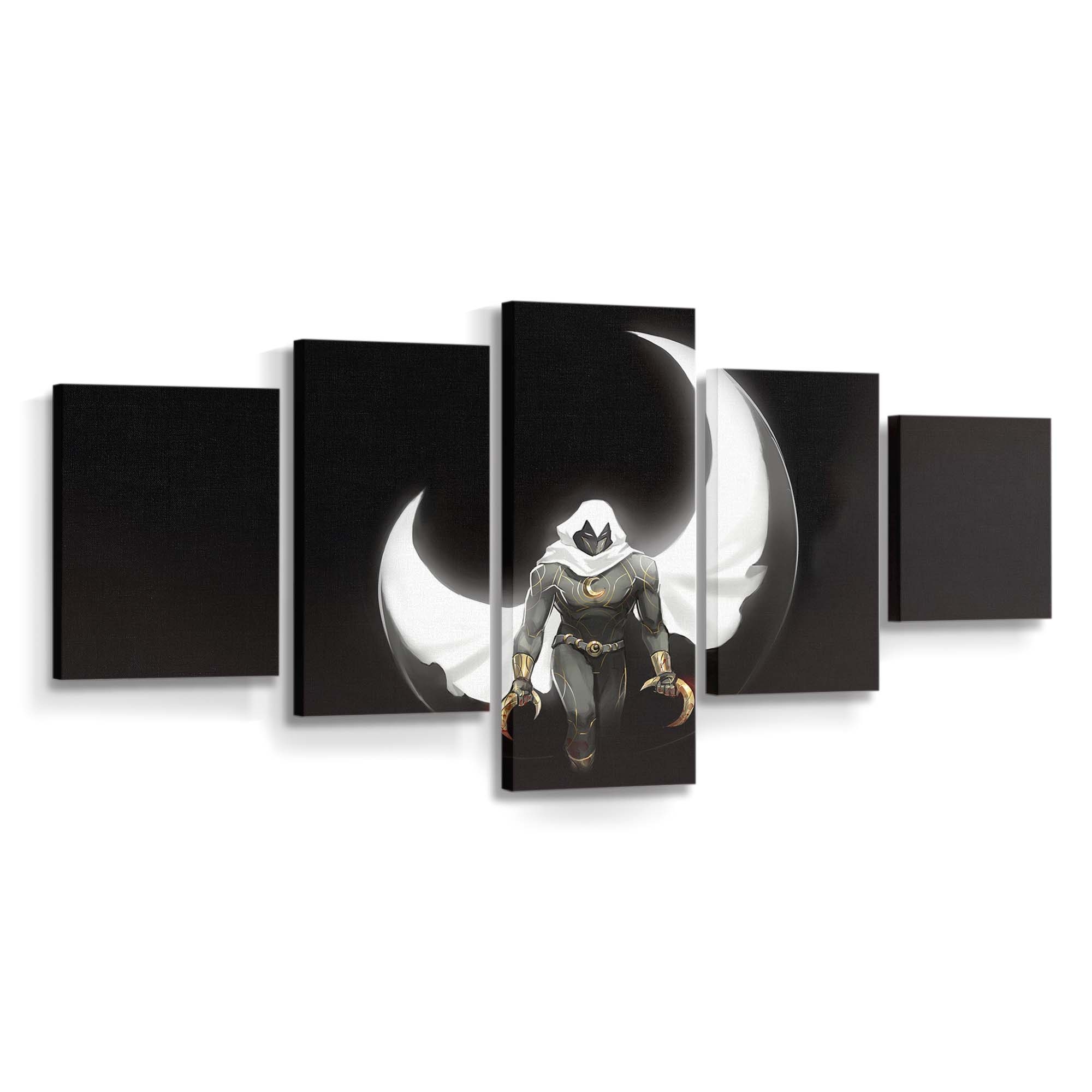 Mirrored Marvel Of Moon Knight Leinwandbild - Wanddeko