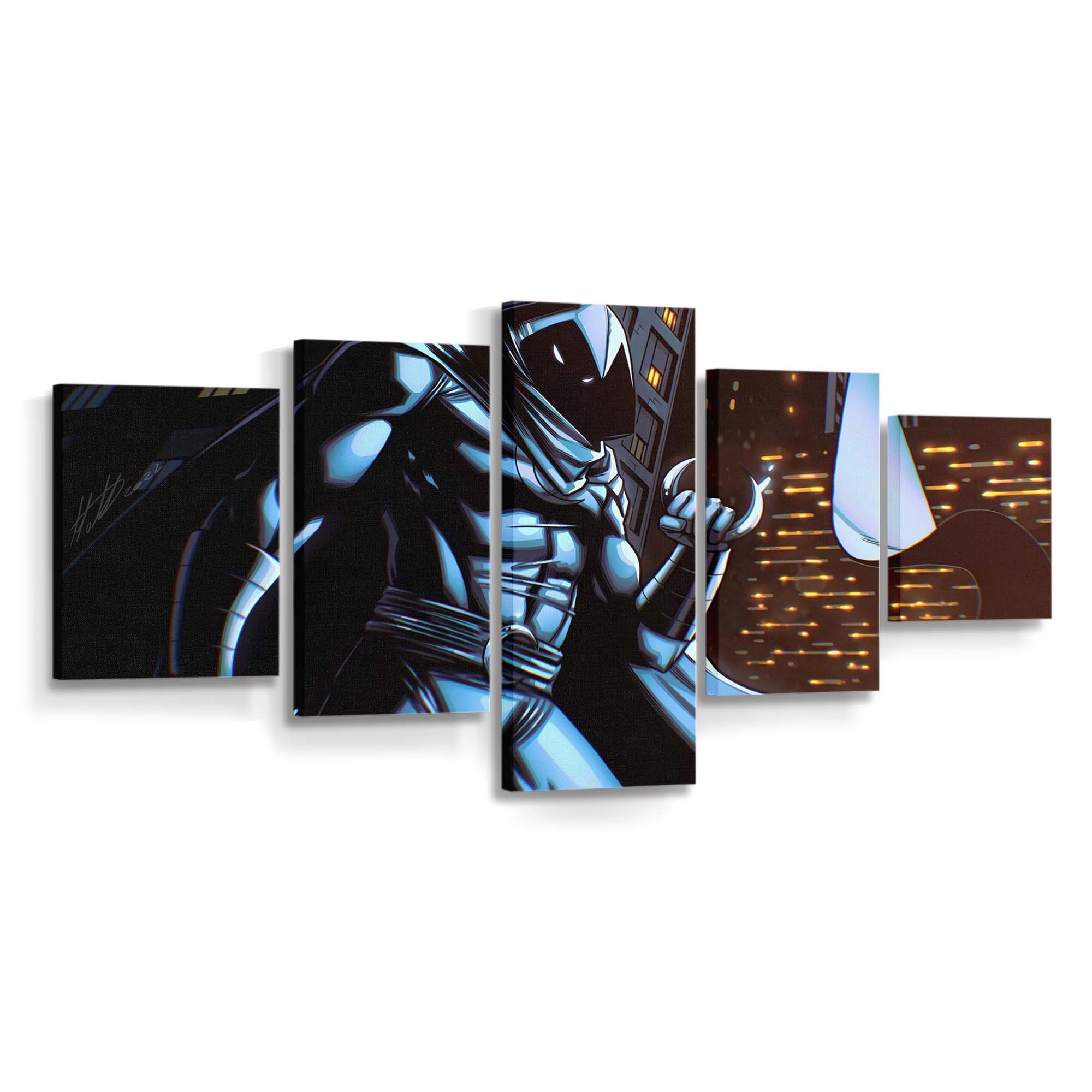 Moon Knight Comic-Kunst Leinwandbild - Wanddeko