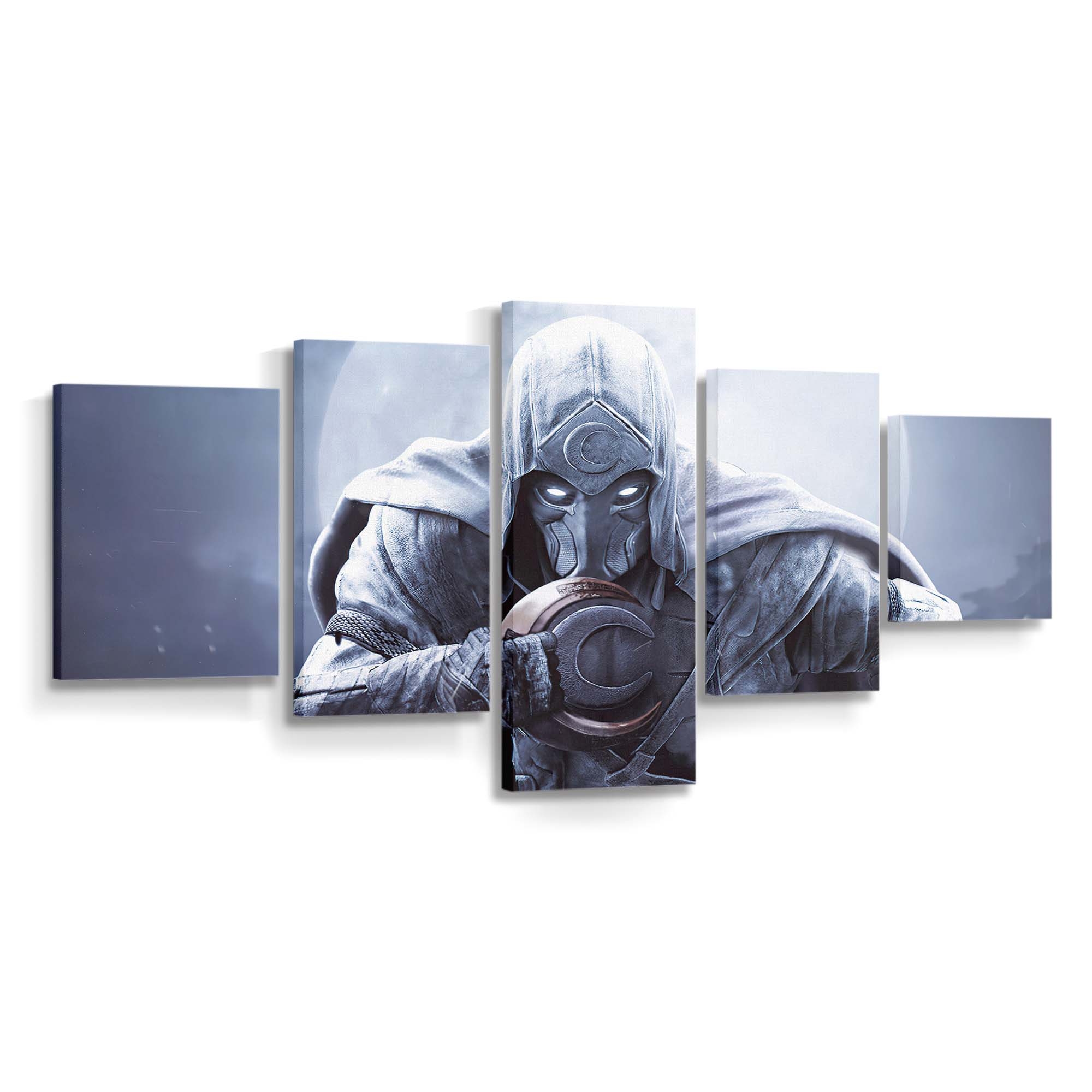 Moon Knight Konzept Leinwandbild - Wanddeko