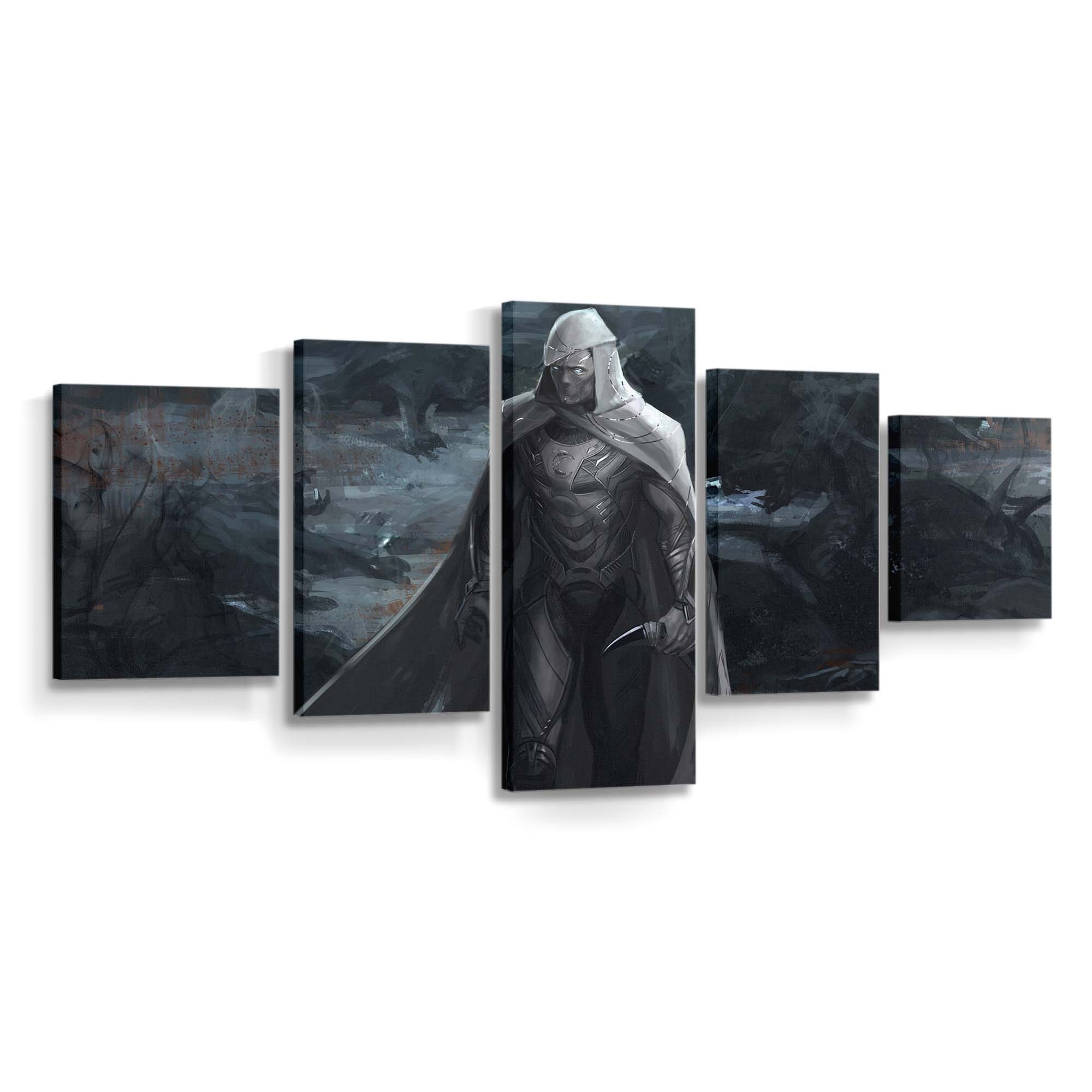 Moon Knight Konzept-Artwork Leinwandbild - Wanddeko