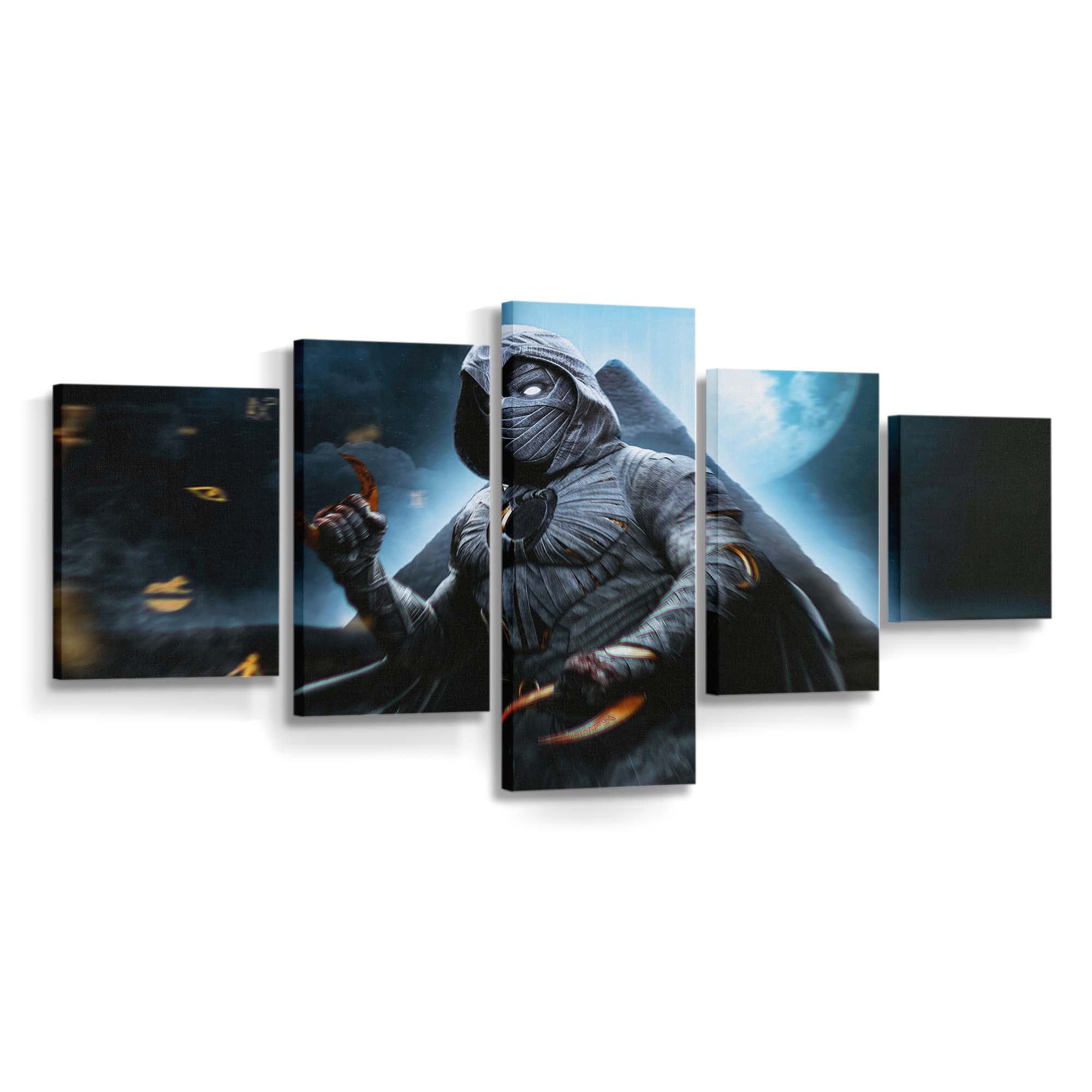 Moon Knight Crescent Valor Leinwandbild - Wanddeko