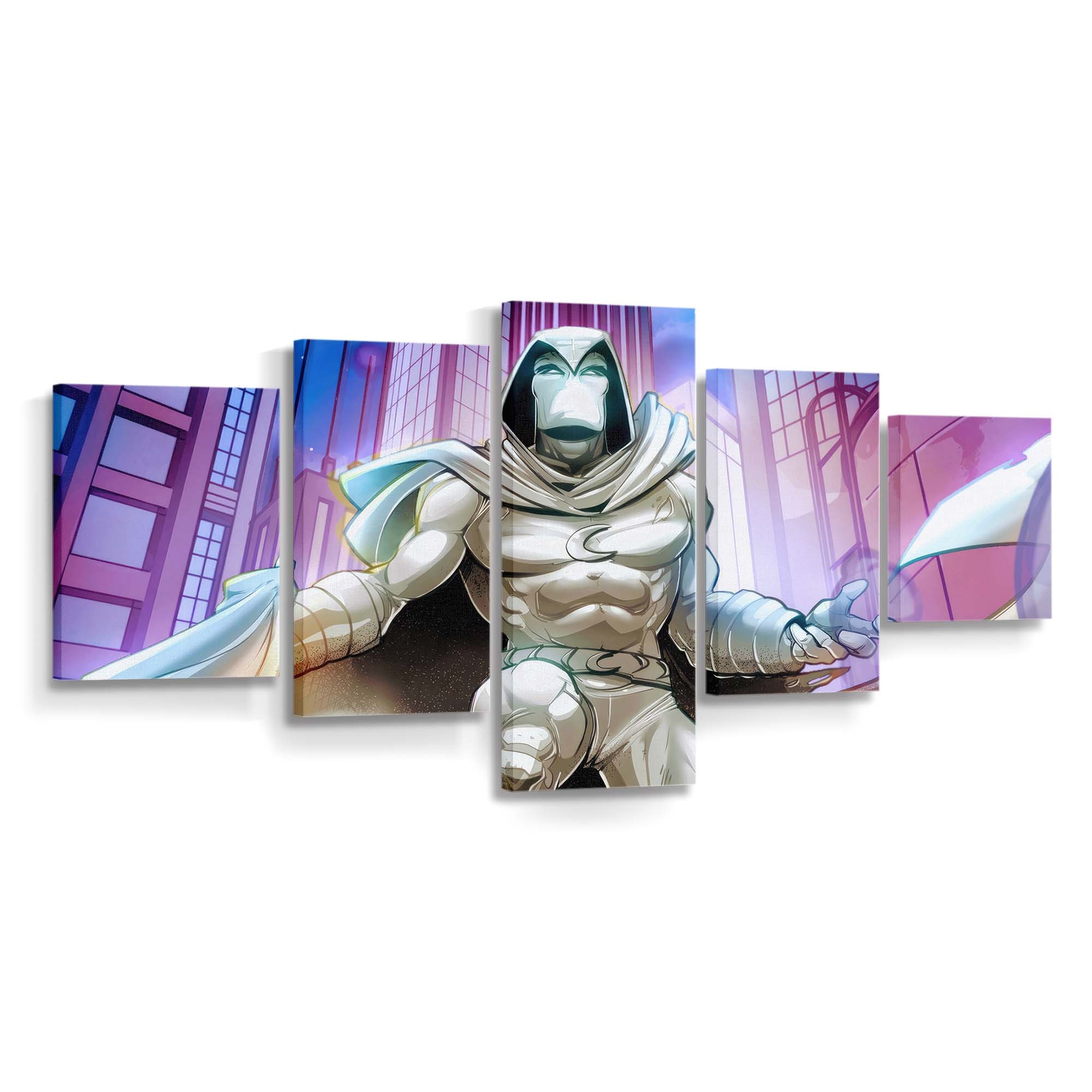 Moon Knight Umarmung Leinwandbild - Wanddeko