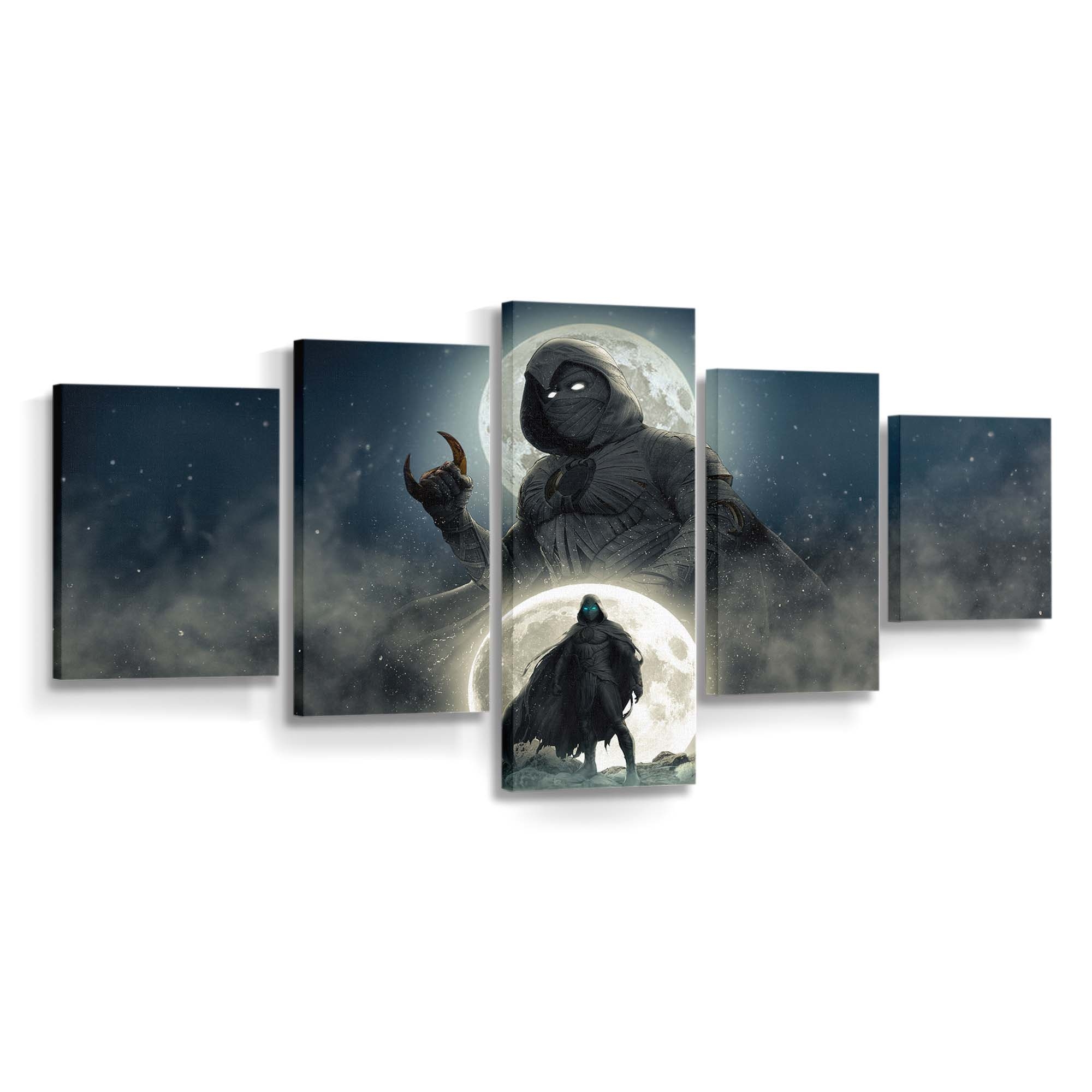 Moon Knight Urbaner Flieger Leinwandbild - Wanddeko