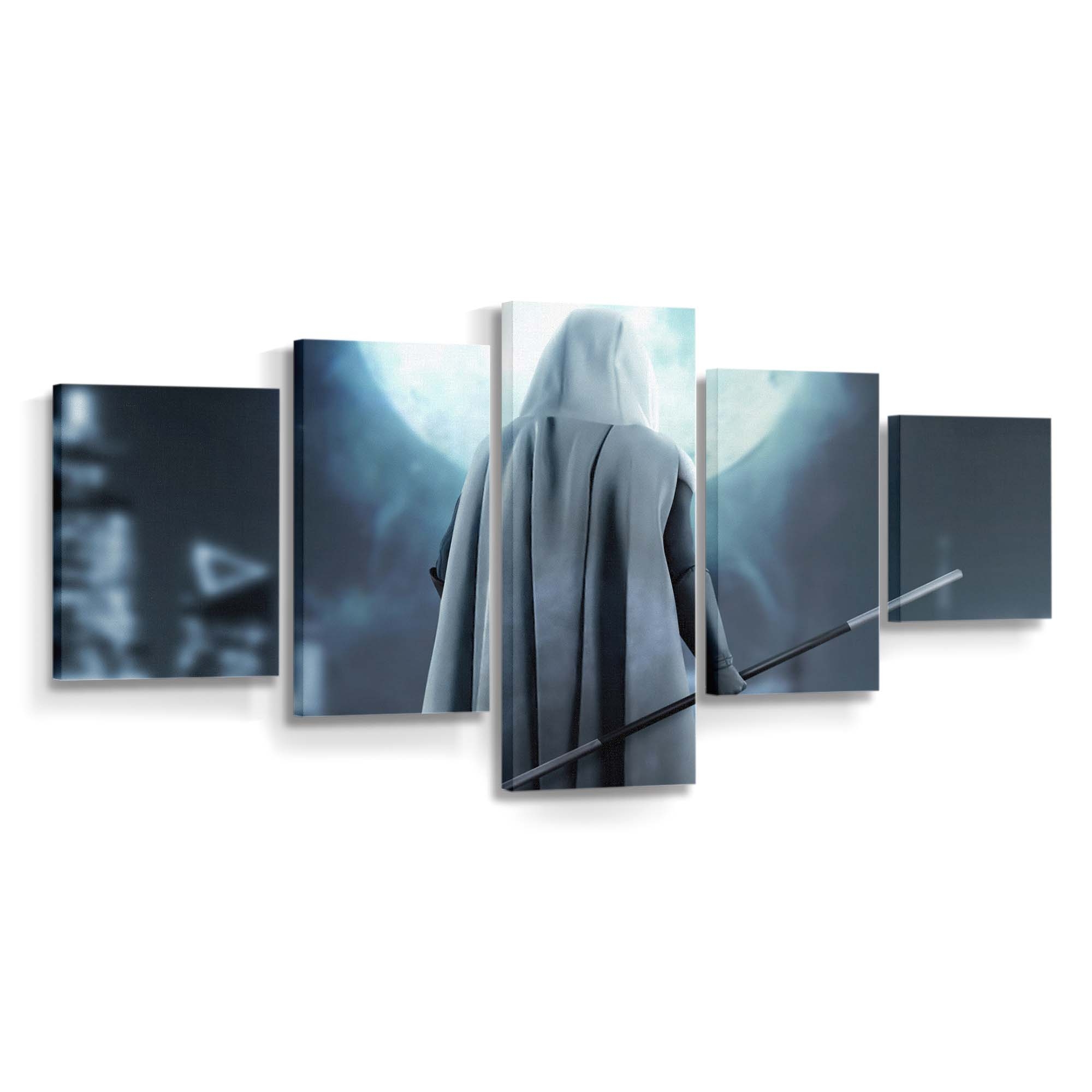 Moon Knight Beobachtet den Mond Leinwandbild - Wanddeko