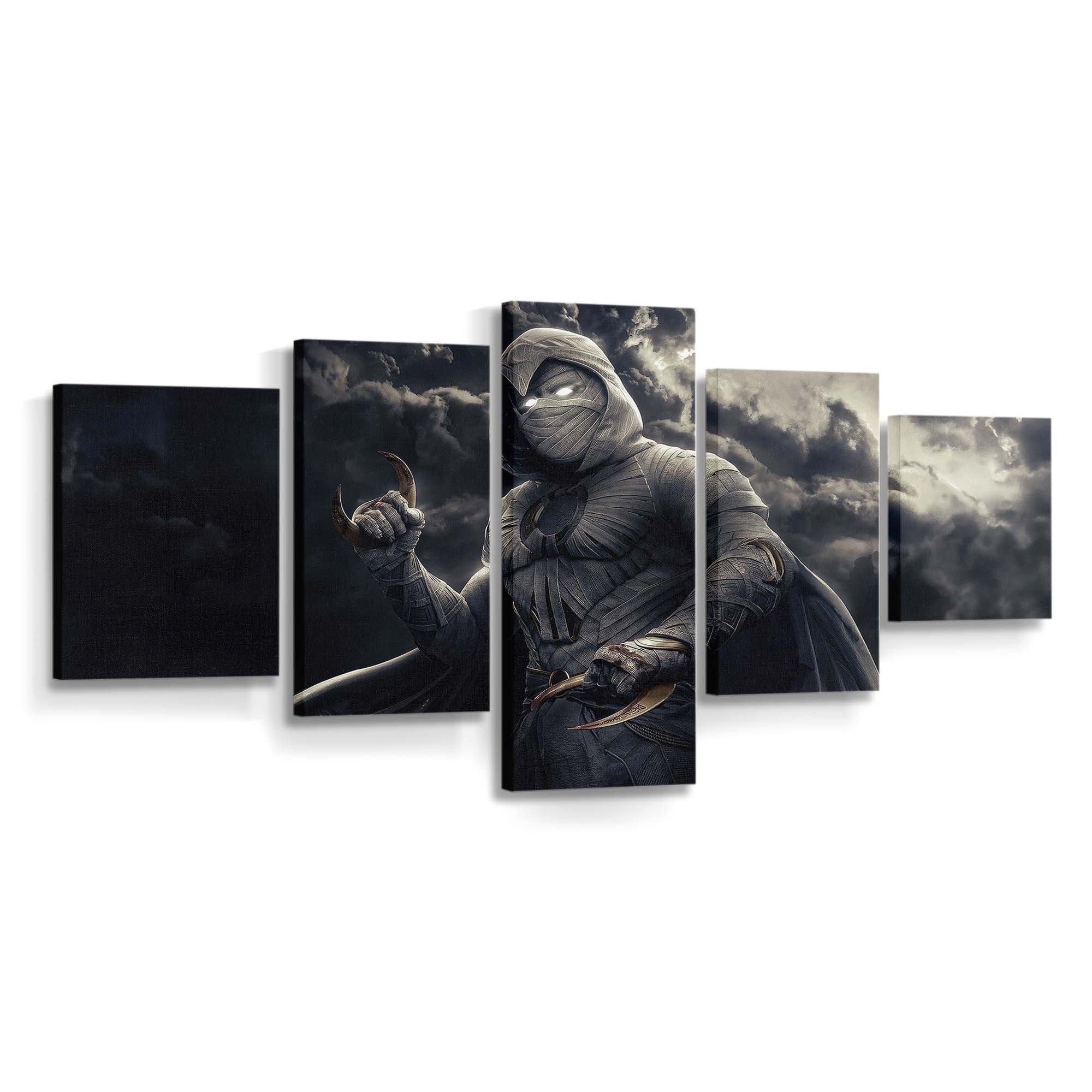 Der weiße Ritter erhebt sich Leinwandbild - Wanddeko