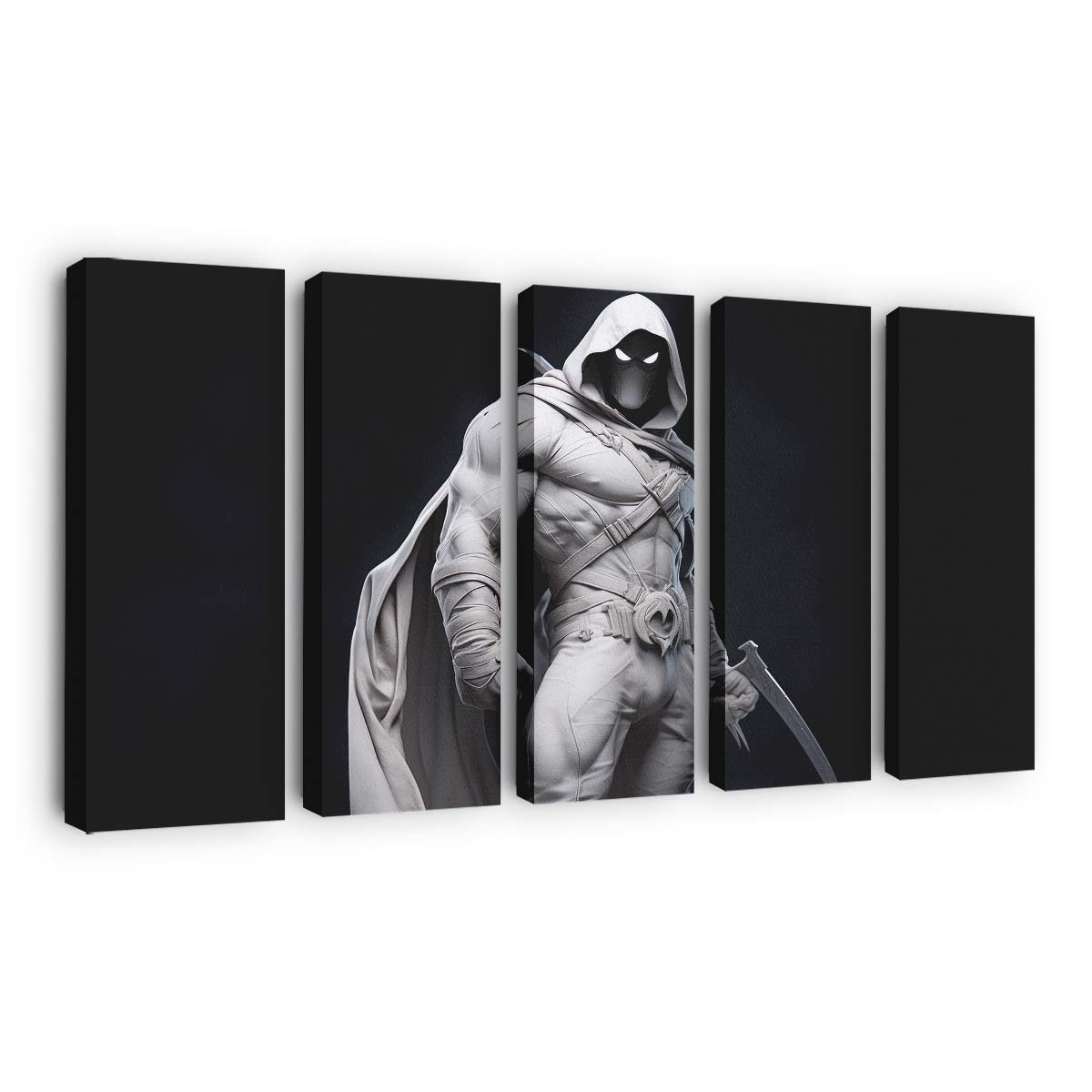 Embracing The Moons Shadows Moon Knight Rises Leinwandbild - Wanddeko