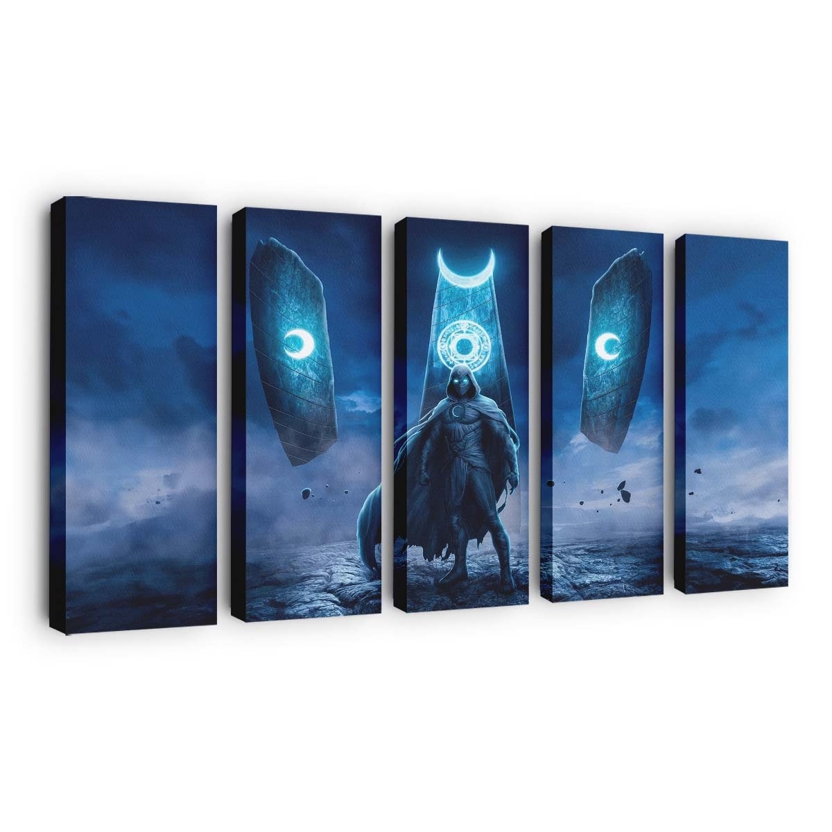 Midnight Avenger Moon Knight Leinwandbild - Wanddeko