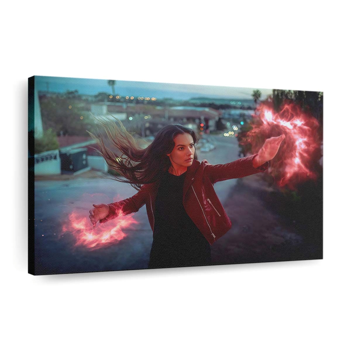 Scarlet Witch Cosplay 2 Leinwandbild - Wanddeko