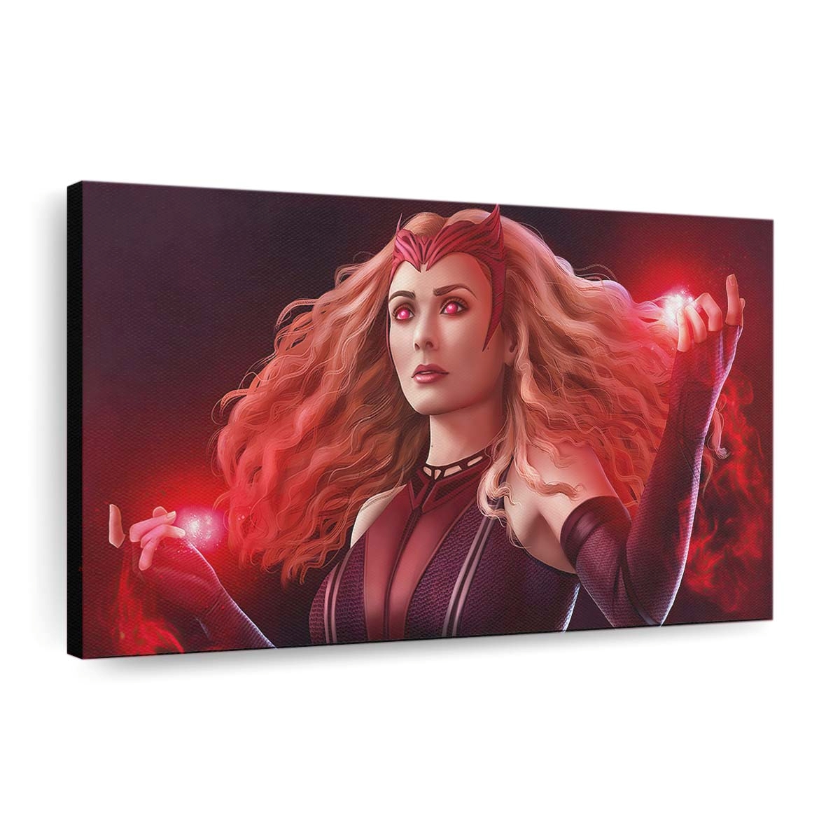 Scarlet Witch Magic Girl Leinwandbild - Wanddeko