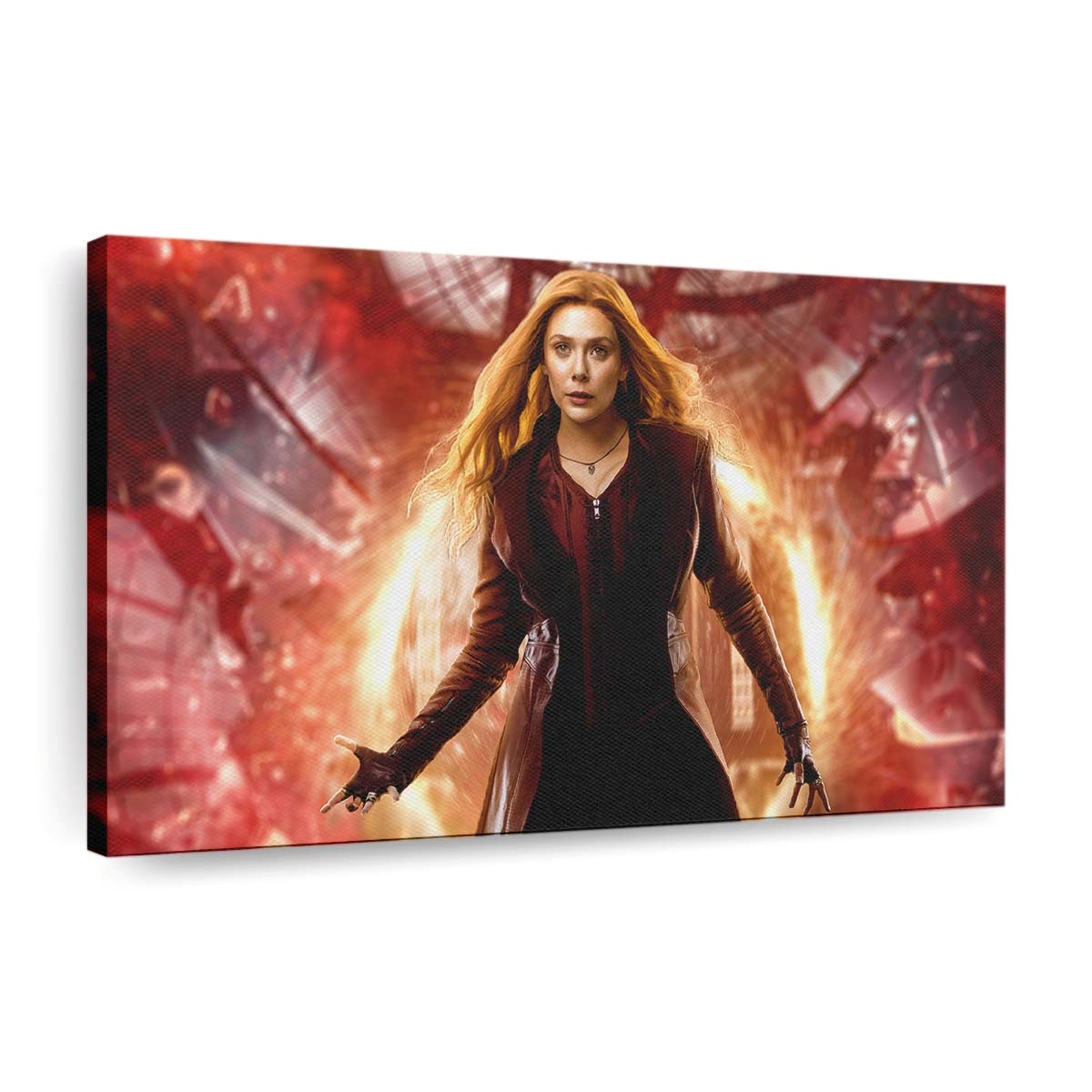 Wanda Maximoff in scharlachroter Pracht Leinwandbild - Wanddeko