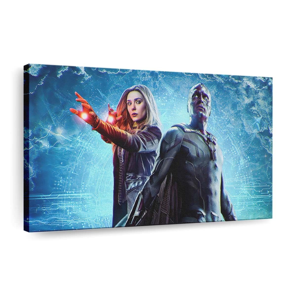 Wanda Vision Disney Fanmade Leinwandbild - Wanddeko