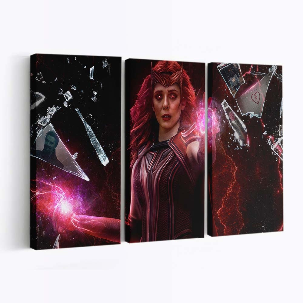 2023 Scarlet Witch Artwork Leinwandbild - Wanddeko