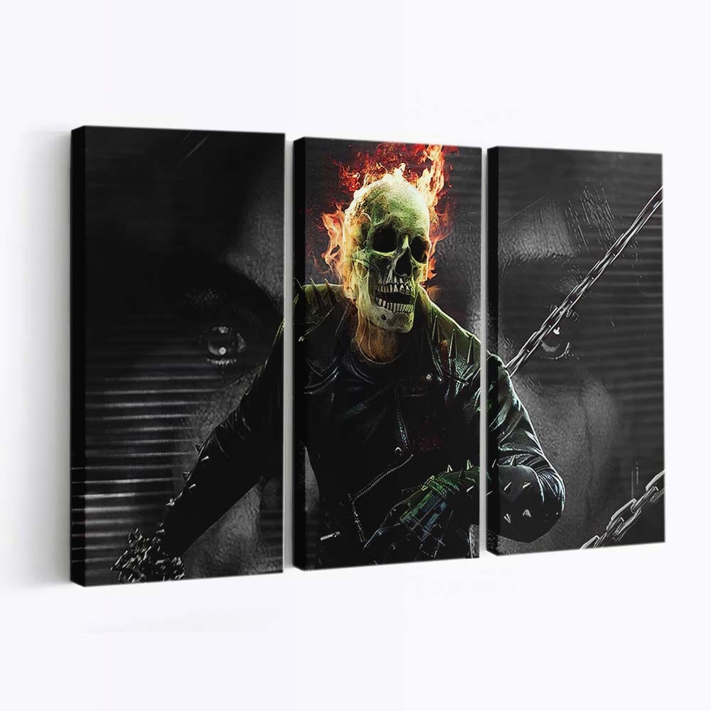 Ghost Rider X Wanda Vision Leinwandbild - Wanddeko