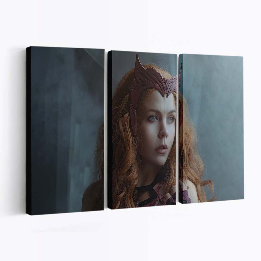 Scarlet Witch Cosplay 2021 2 Leinwandbild - Wanddeko