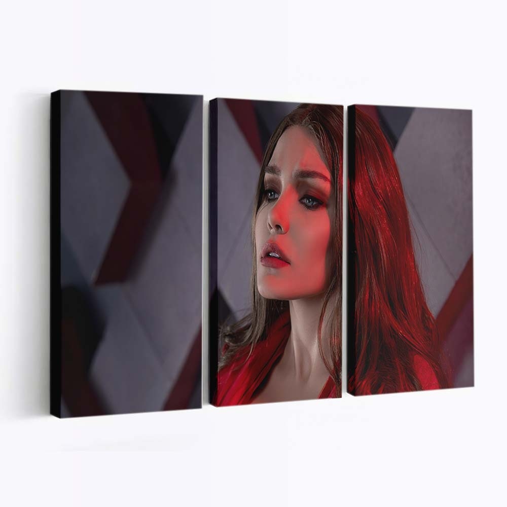 Scarlet Witch Cosplay Leinwandbild - Wanddeko