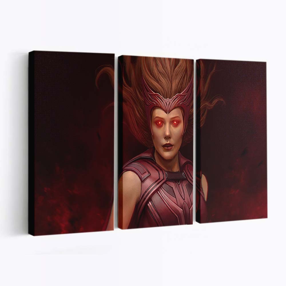 Scarlet Witch Fan Art 2 Leinwandbild - Wanddeko