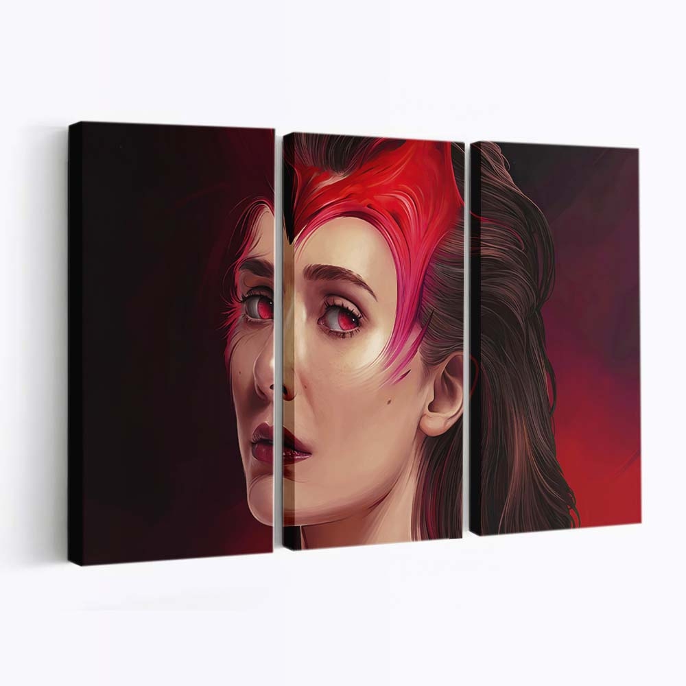 Scarlet Witch Fanart Leinwandbild - Wanddeko