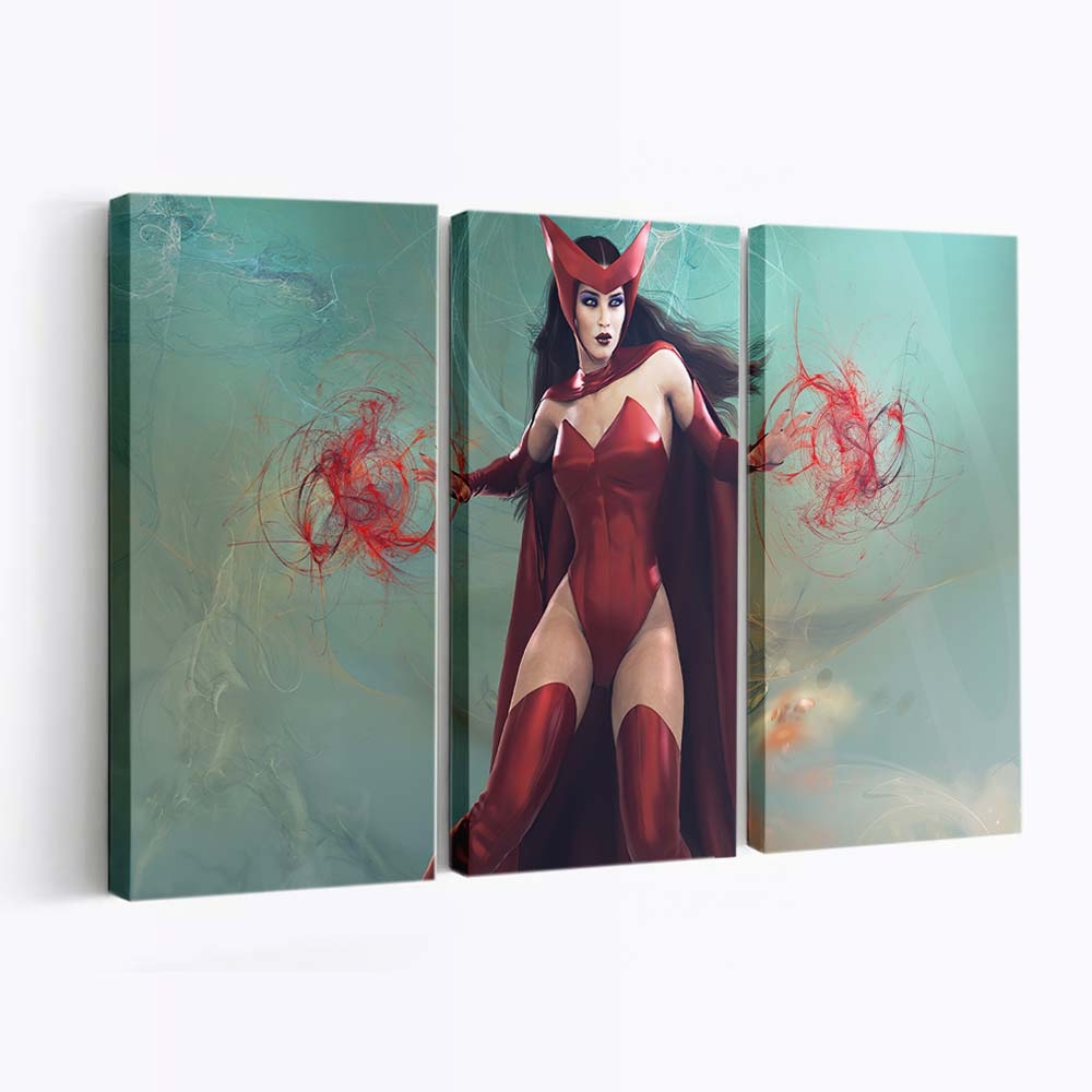Scarlet Witch Girl Leinwandbild - Wanddeko Scarlet Witch Girl Leinwandbild - Wanddeko – Bild 3