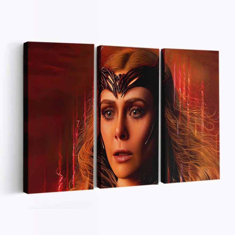 Scarlet Witch Marvel Chaos Leinwandbild - Wanddeko