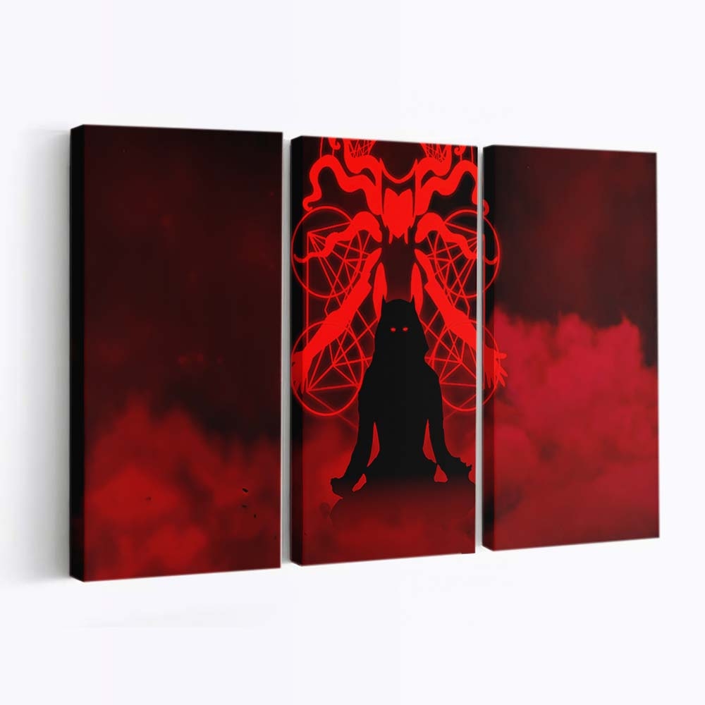 Scarlet Witch Minimalistischer Charme Leinwandbild - Wanddeko