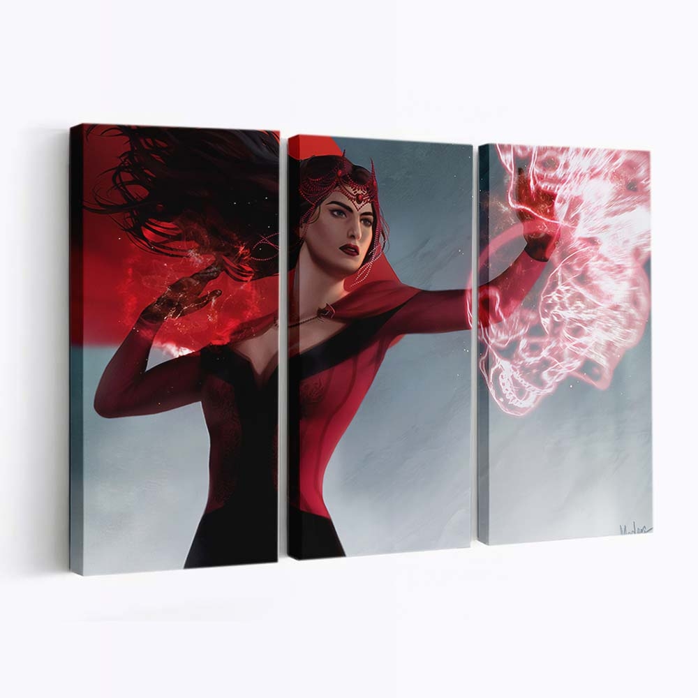 Scarlet Witch Power Leinwandbild - Wanddeko