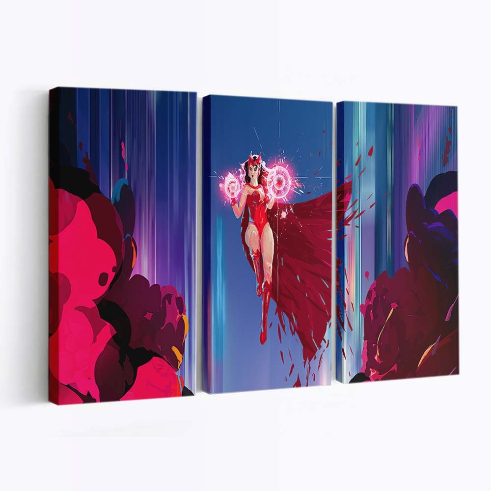 Scarlet Witch Power Art Leinwandbild - Wanddeko