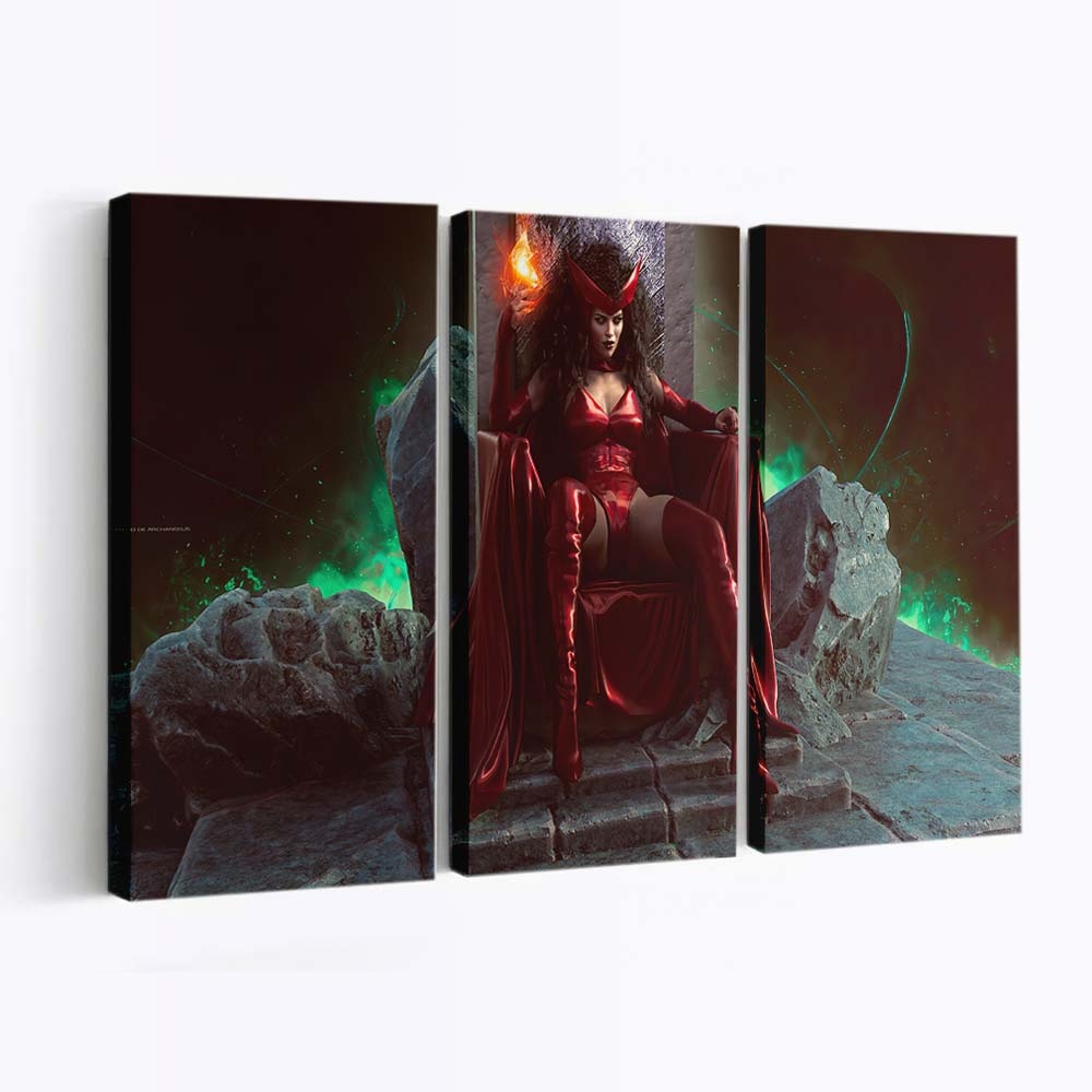 Scarlet Witch Power Cosplay Leinwandbild - Wanddeko