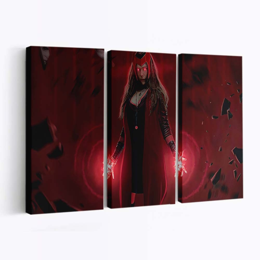 Scarlet Witch Red Powers Leinwandbild - Wanddeko