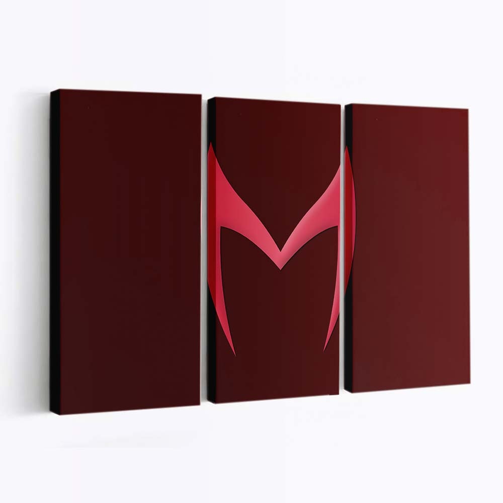 Scarlet Witch Symbolik Leinwandbild - Wanddeko