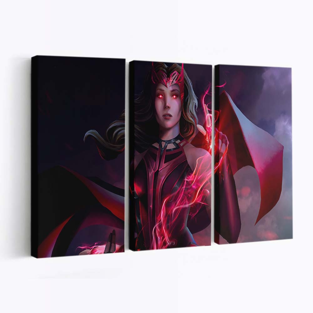 Scarlet Witch Wanda Leinwandbild - Wanddeko