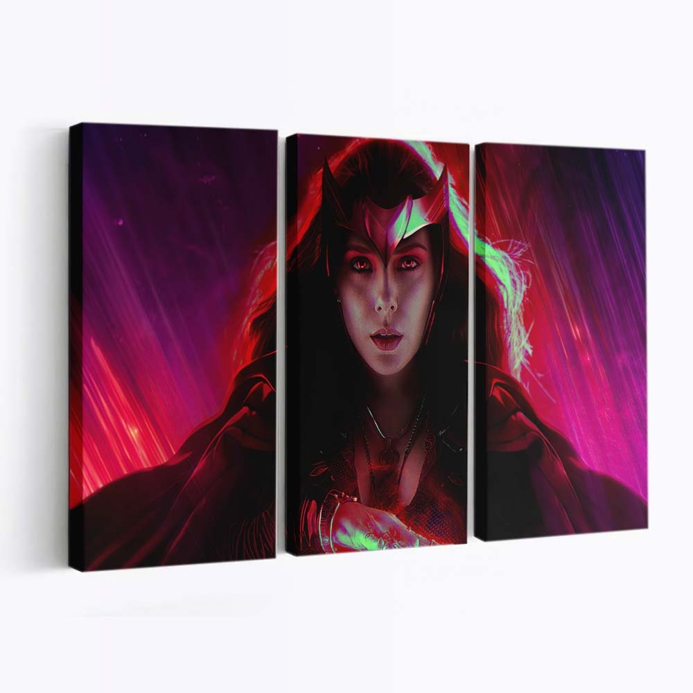 Scarlet Witch Wandavision 2020 Leinwandbild - Wanddeko