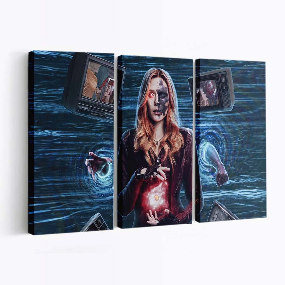 Scarlet Witch Gewebtes Schicksal Leinwandbild - Wanddeko