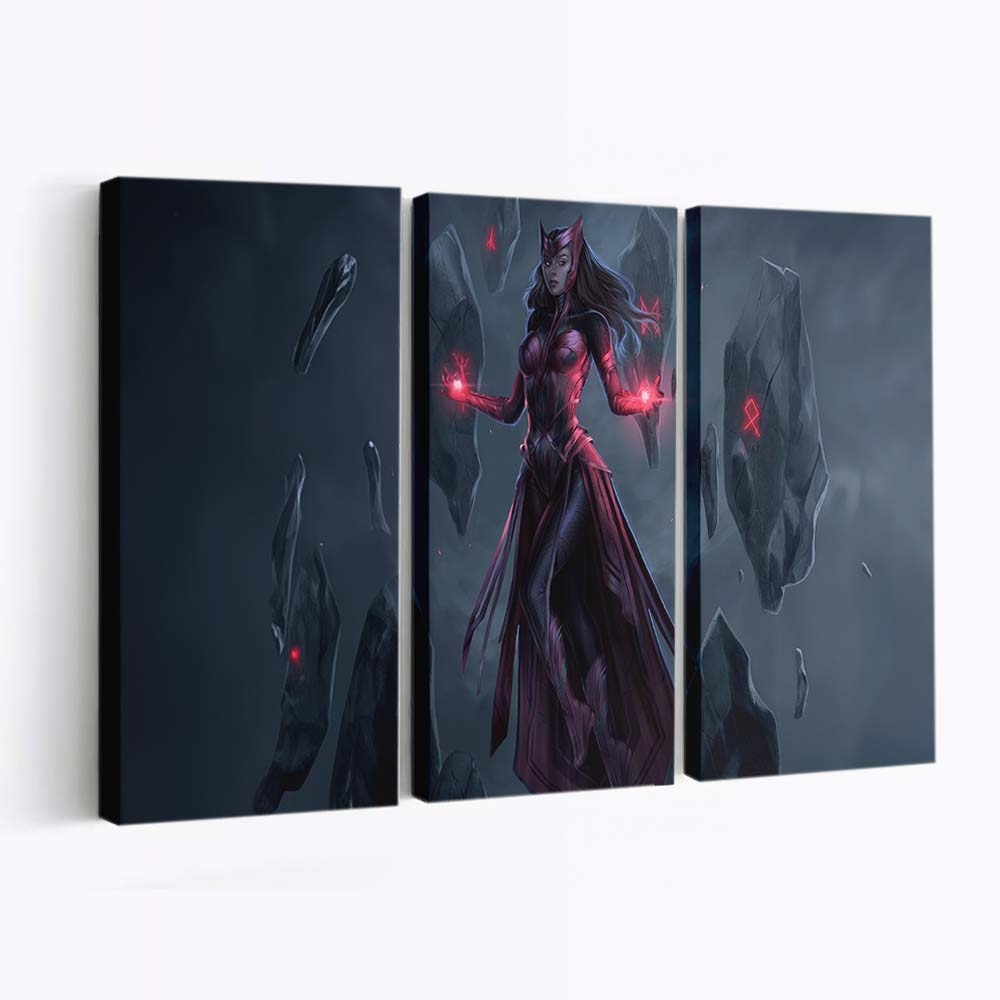 Scarlet Witch Gewebte Realitäten Leinwandbild - Wanddeko