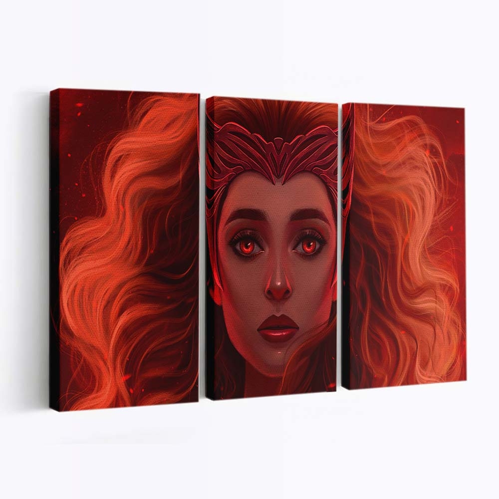 Scarletwitch Fanart Leinwandbild - Wanddeko