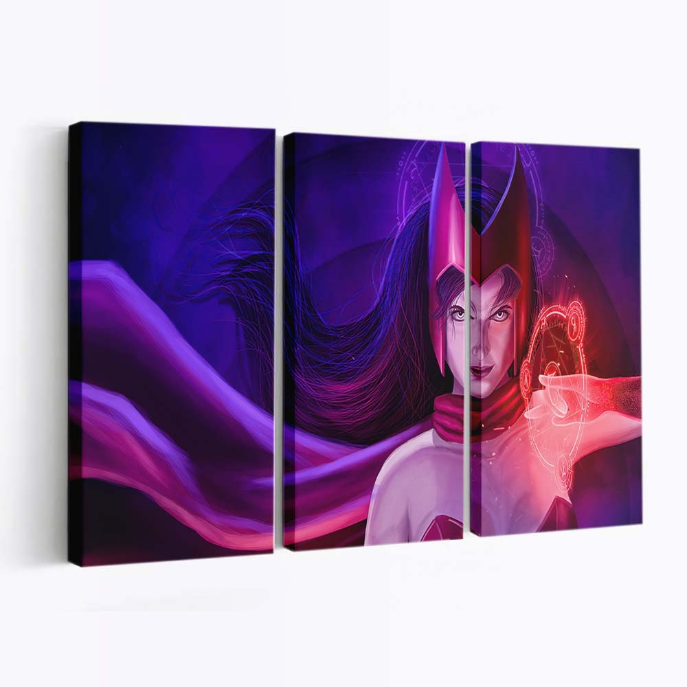 Die Kraft der Scarlet Witch Leinwandbild - Wanddeko