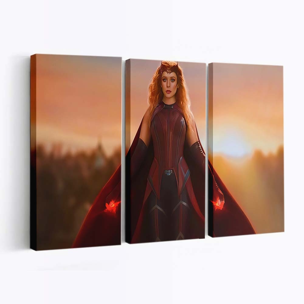 Wanda als Scarlet Witch Leinwandbild - Wanddeko