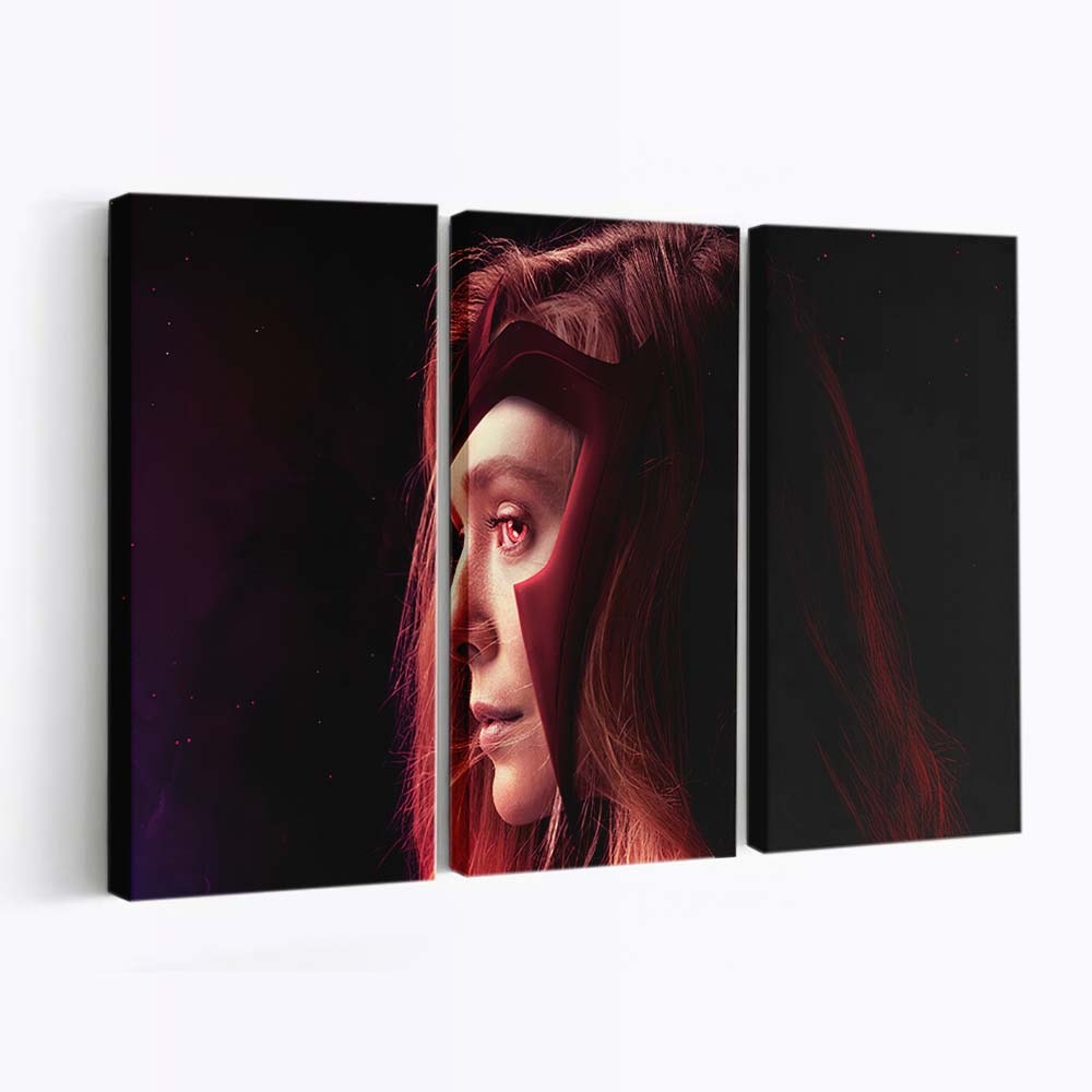 Wanda Maximoff Kunstwerk Leinwandbild - Wanddeko