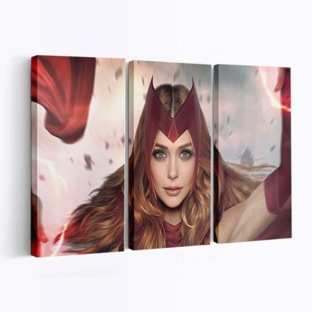 Wanda Maximoff Scarlet Leinwandbild - Wanddeko