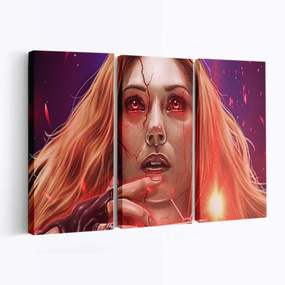 Wanda Vision Fan Made Leinwandbild - Wanddeko