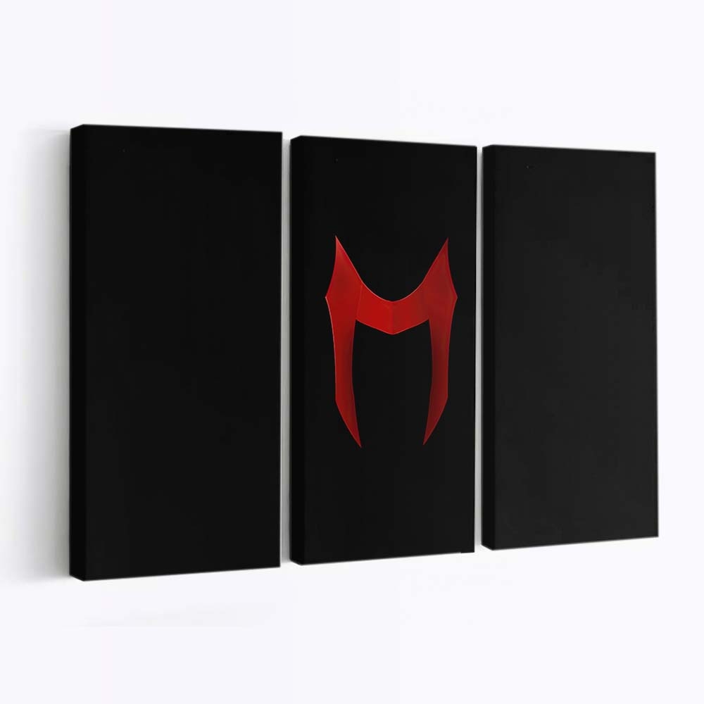 Wanda Vision Minimal Logo Leinwandbild - Wanddeko