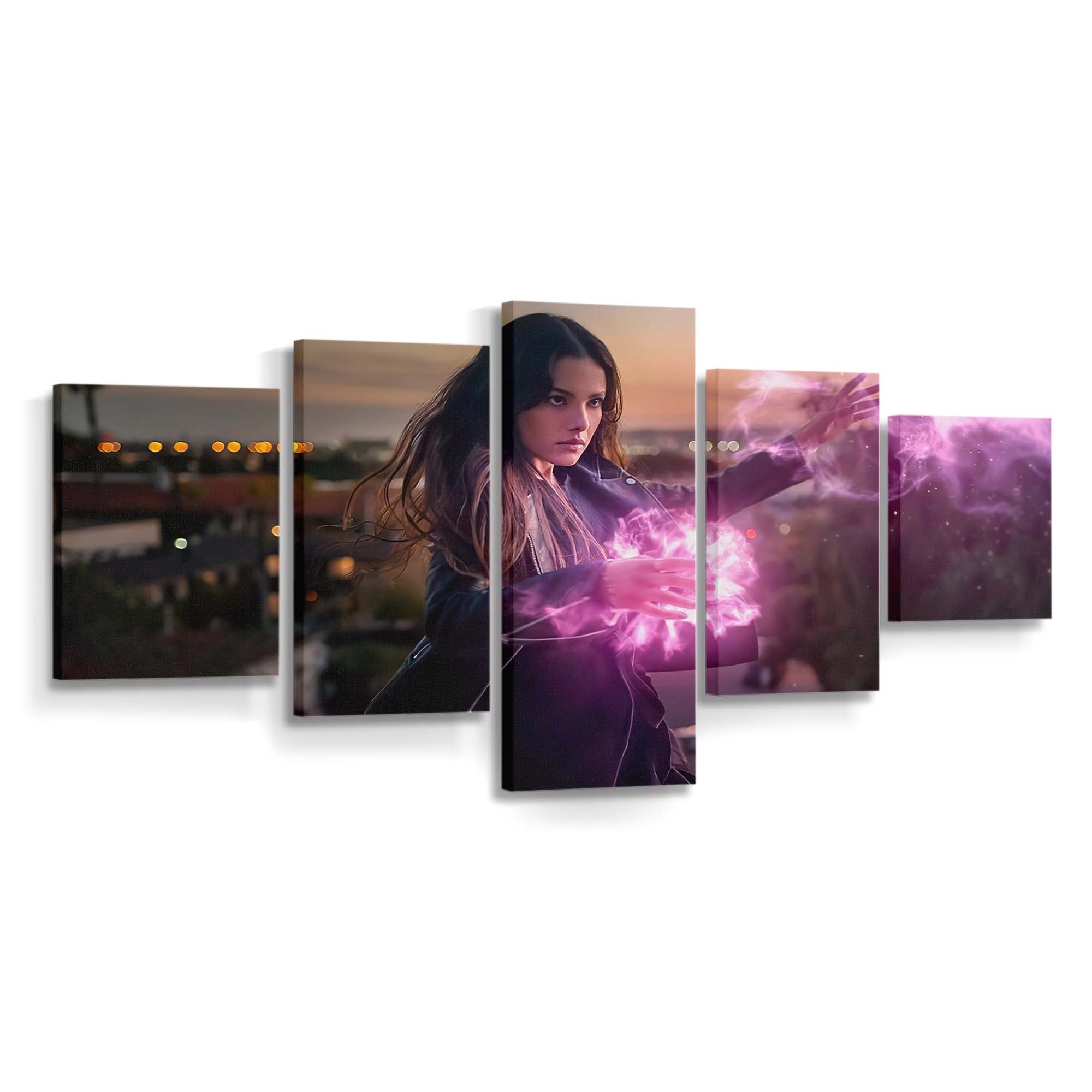 Cosplay von Scarlet Witch Leinwandbild - Wanddeko