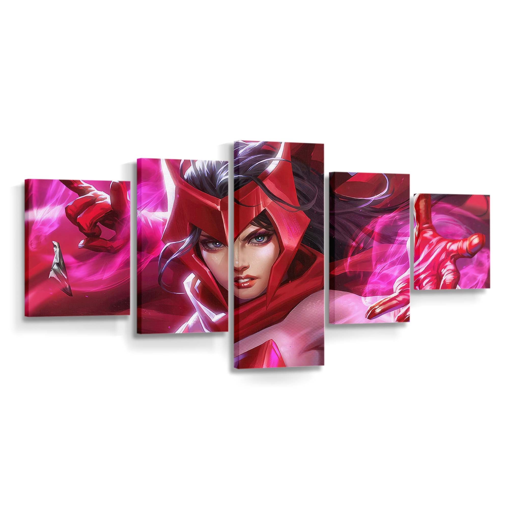 Scarlet Witch Kunstwerk Leinwandbild - Wanddeko