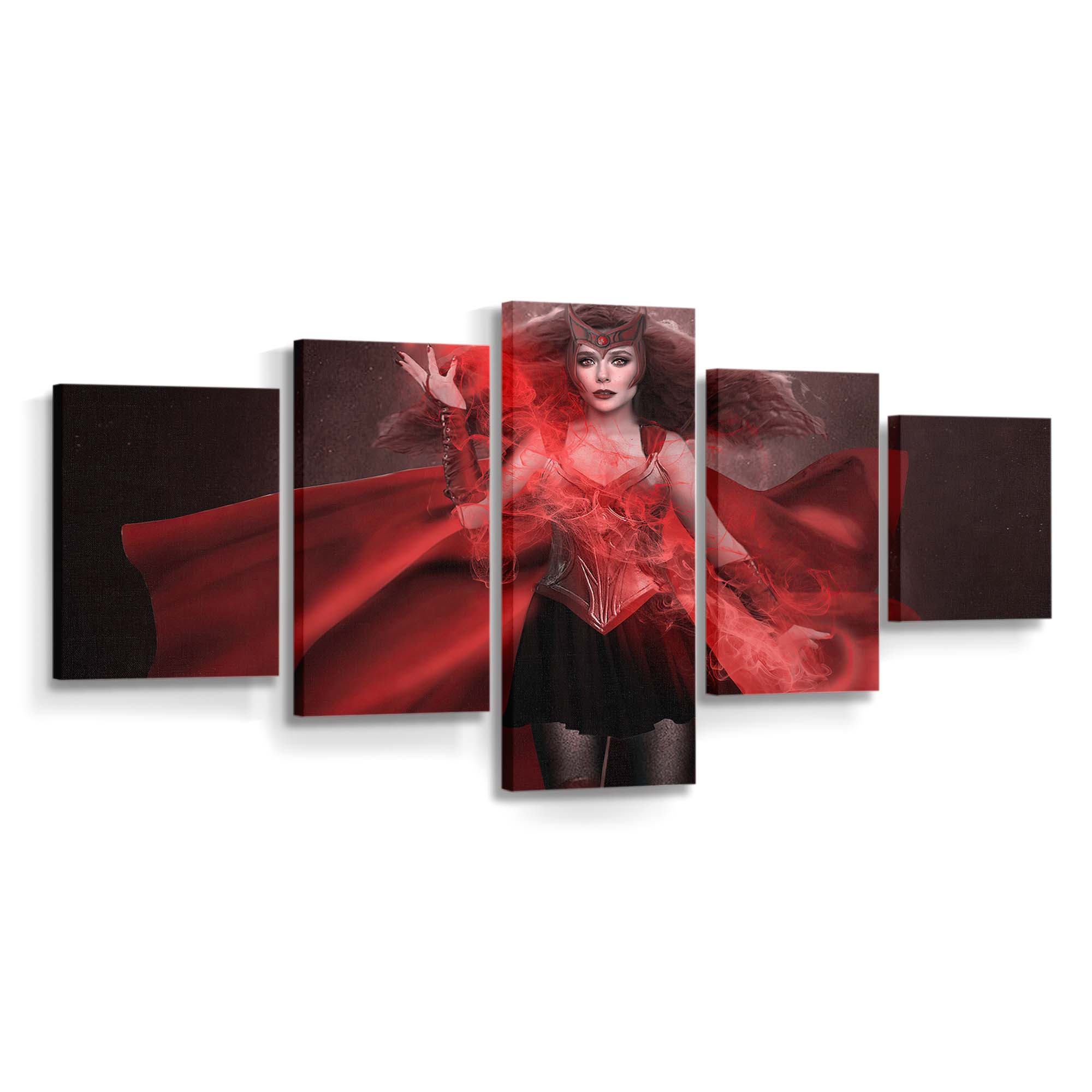 Scarlet Witch Comic X Film Leinwandbild - Wanddeko