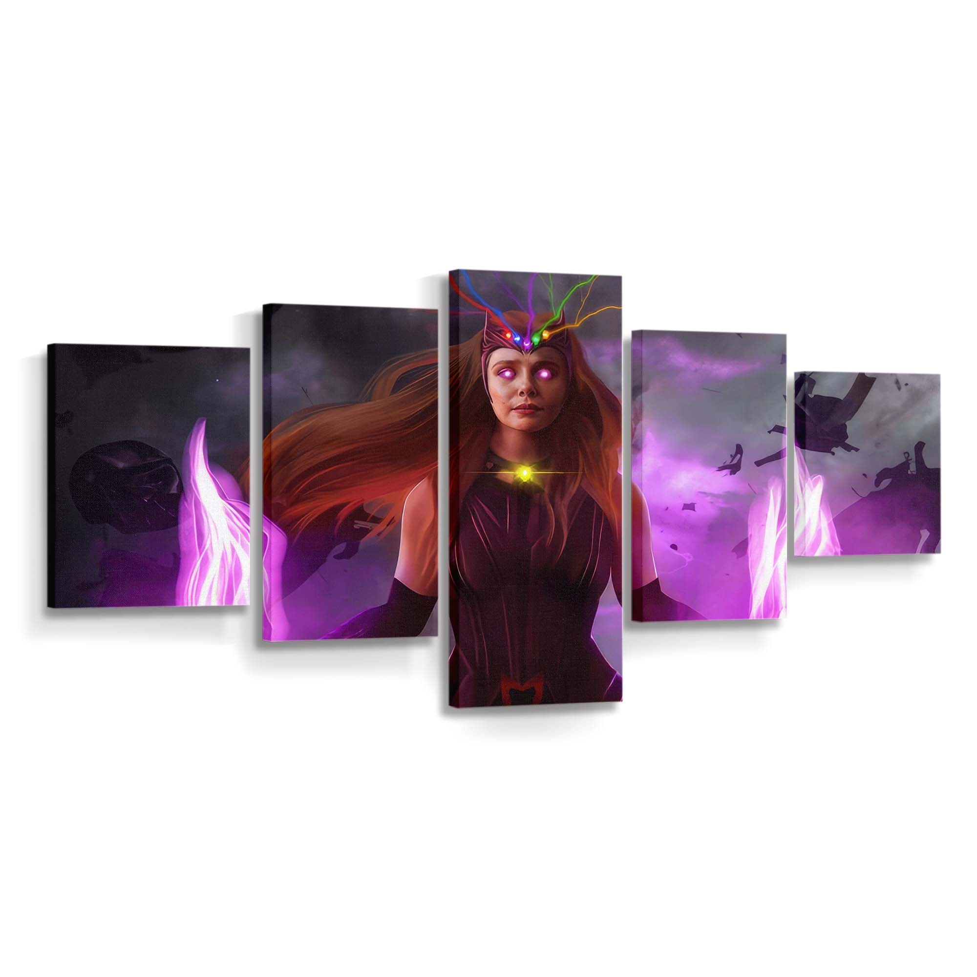 Scarlet Witch Verbindung zu Infinity Leinwandbild - Wanddeko